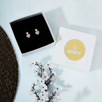 Lava Pink Heart Shaped Stud Earrings|Gift for Girlfriend|Gift for Women Girl|