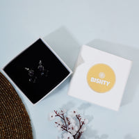 Purple Sleek Dangle Stud Earrings|Gifts for Girlfriend|Gift for Women & Girls|