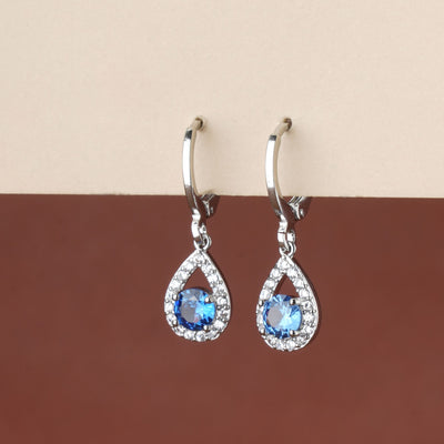 Royal Blue Shinny Dangler Earrings|Gifts for Girlfriend|Gift for Women Girls|