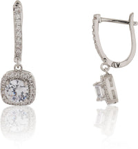 Square cut Drop Earrings|Gifts for Girlfriend|Gift for Women & Girls|