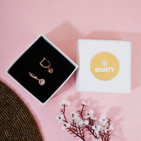 Round Cut Zircon Drop Earrings|Gift for Girlfriend|Gift for Women Girl|