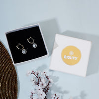 Round Cut Zircon Drop Earrings|Gift for Girlfriend|Gift for Women Girl|