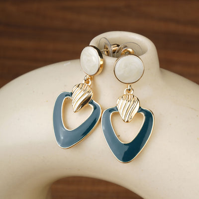 Korean Green Elegant Stud Earrings|Gifts for Girlfriend|Gift for Women & Girls|