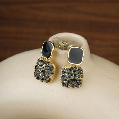 Square Cut Stud Earrings|Gifts for Girlfriend|Gift for Women & Girls|