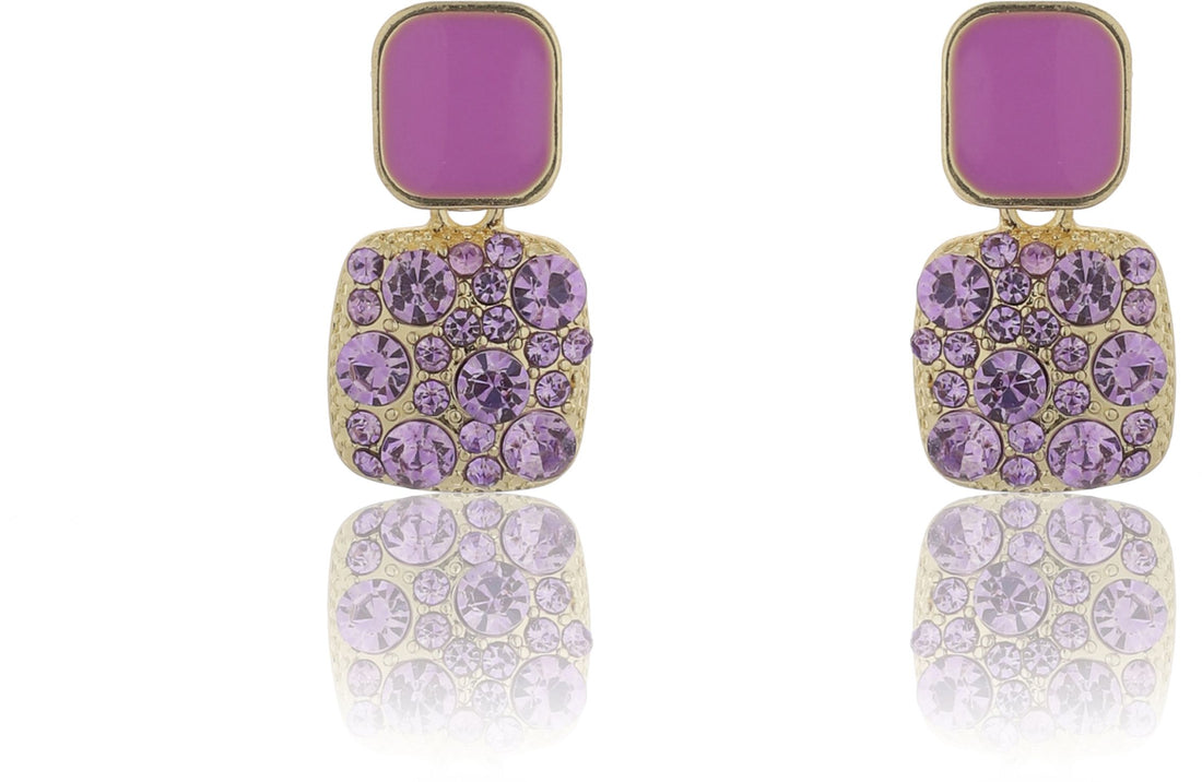 Square Cut Stud Earrings|Gifts for Girlfriend|Gift for Women & Girls|