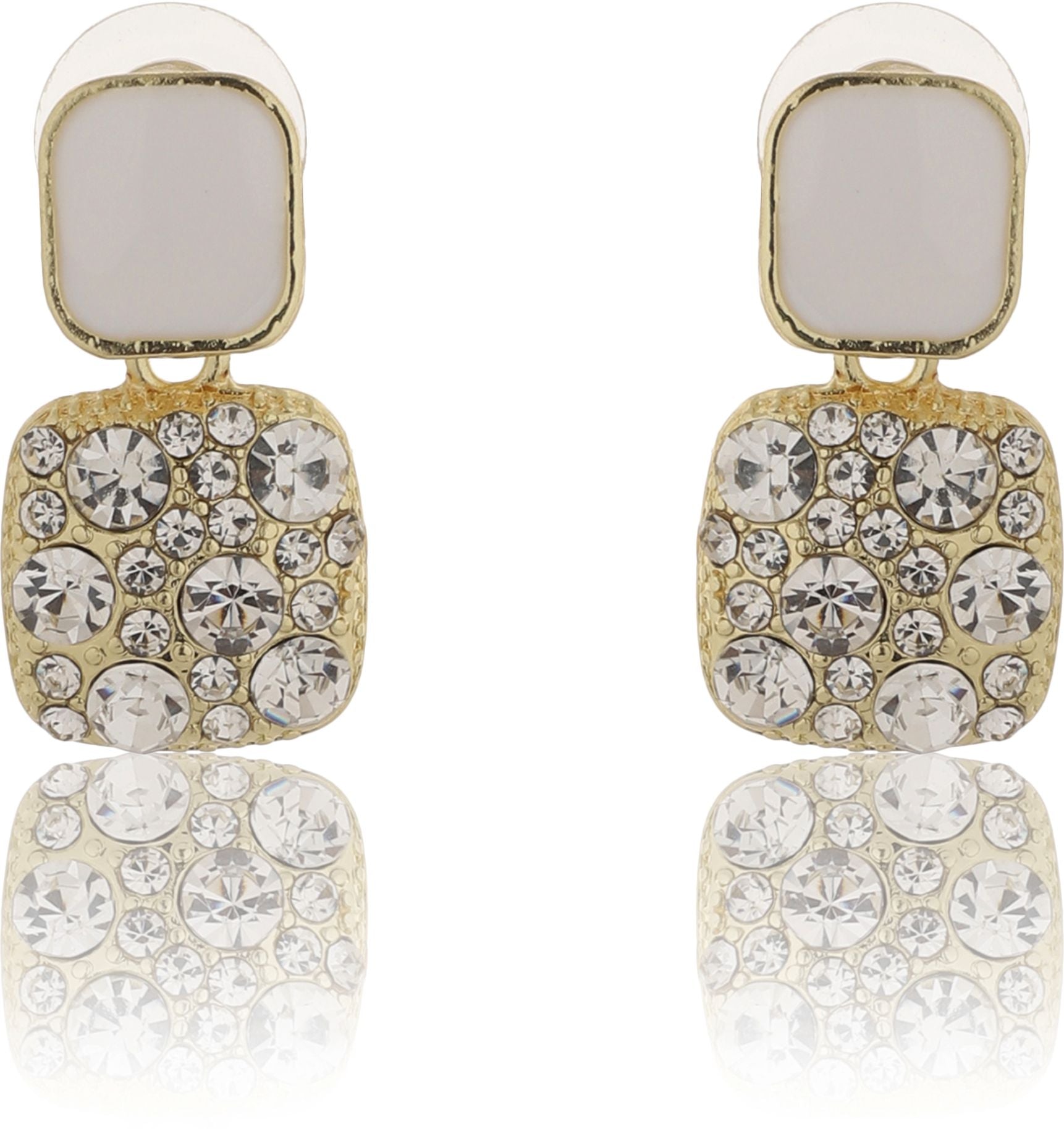 Square Cut Stud Earrings|Gifts for Girlfriend|Gift for Women & Girls|