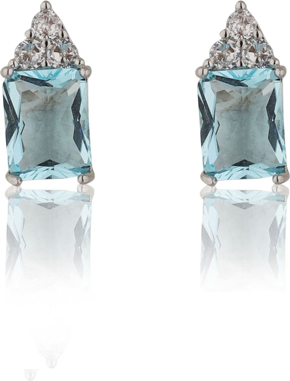 Classy Sapphire Stud Earrings|Gifts for Girlfriend|Gift for Women & Girls|