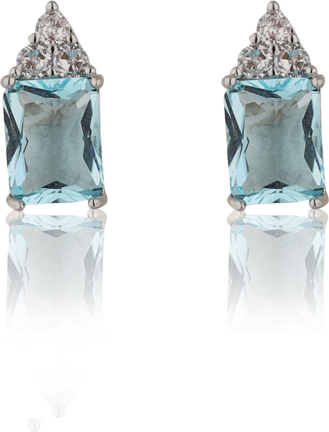 Classy Sapphire Stud Earrings|Gifts for Girlfriend|Gift for Women & Girls|