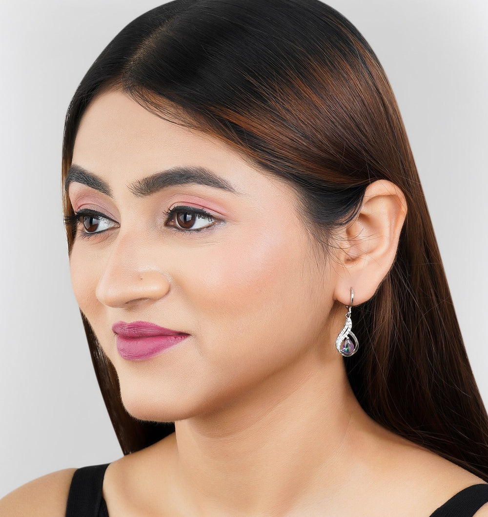 Dried Purple Lavender Real Flower Resin Pendant chain for girls