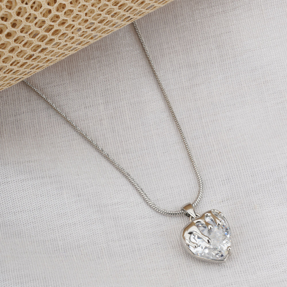 Pink Heart Pendant Chain for Girls|Valentine's day gifts| Stylish Delicate Chain