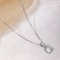 Classical Silver Crystal Pendant chain for women girls| Valentine's day Gift