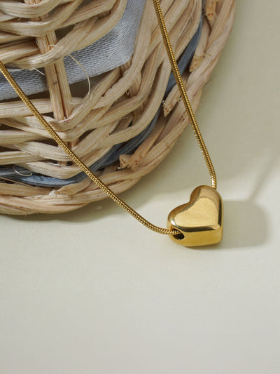 Gold heart shaped | Anti Tarnish | Valentine's day Gift| Anniversary Gift