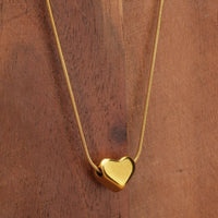 Gold heart shaped | Anti Tarnish | Valentine's day Gift| Anniversary Gift